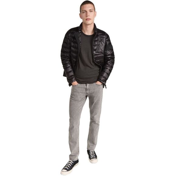 Mackage Mens Luis Re-Stop Down Jacket 46 Black with Patch Pocket - NWT $650 - Picture 4 of 5